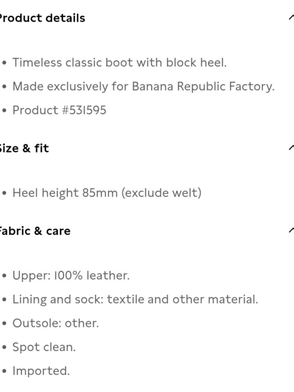Banana Republic Black Leather Over-the-Knee Block Heel Boots - Picture 9 of 9